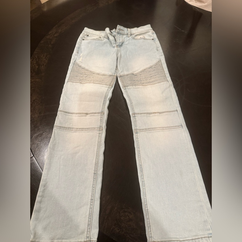 RSQ London Skinny Stonewash Blue Kids Jeans